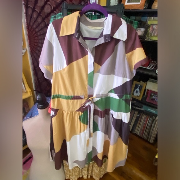 eshakti Wayward Fancies XL 18 retro style 1960s multicolor dress - Picture 1 of 7